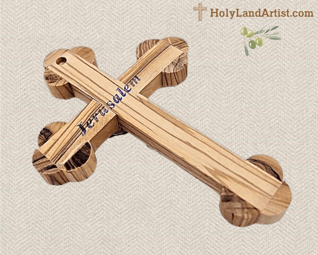 Crucifix with Holy Land Fragments - Image 3