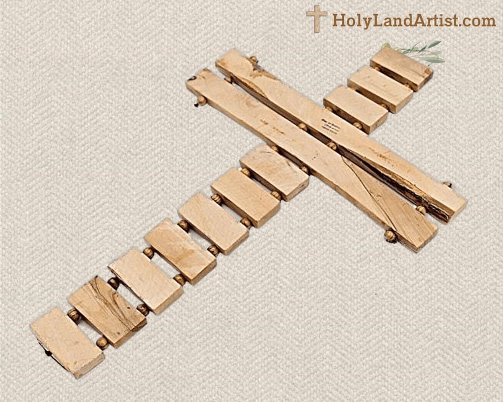 Hanging Cross with Lords Prayer - Image 3