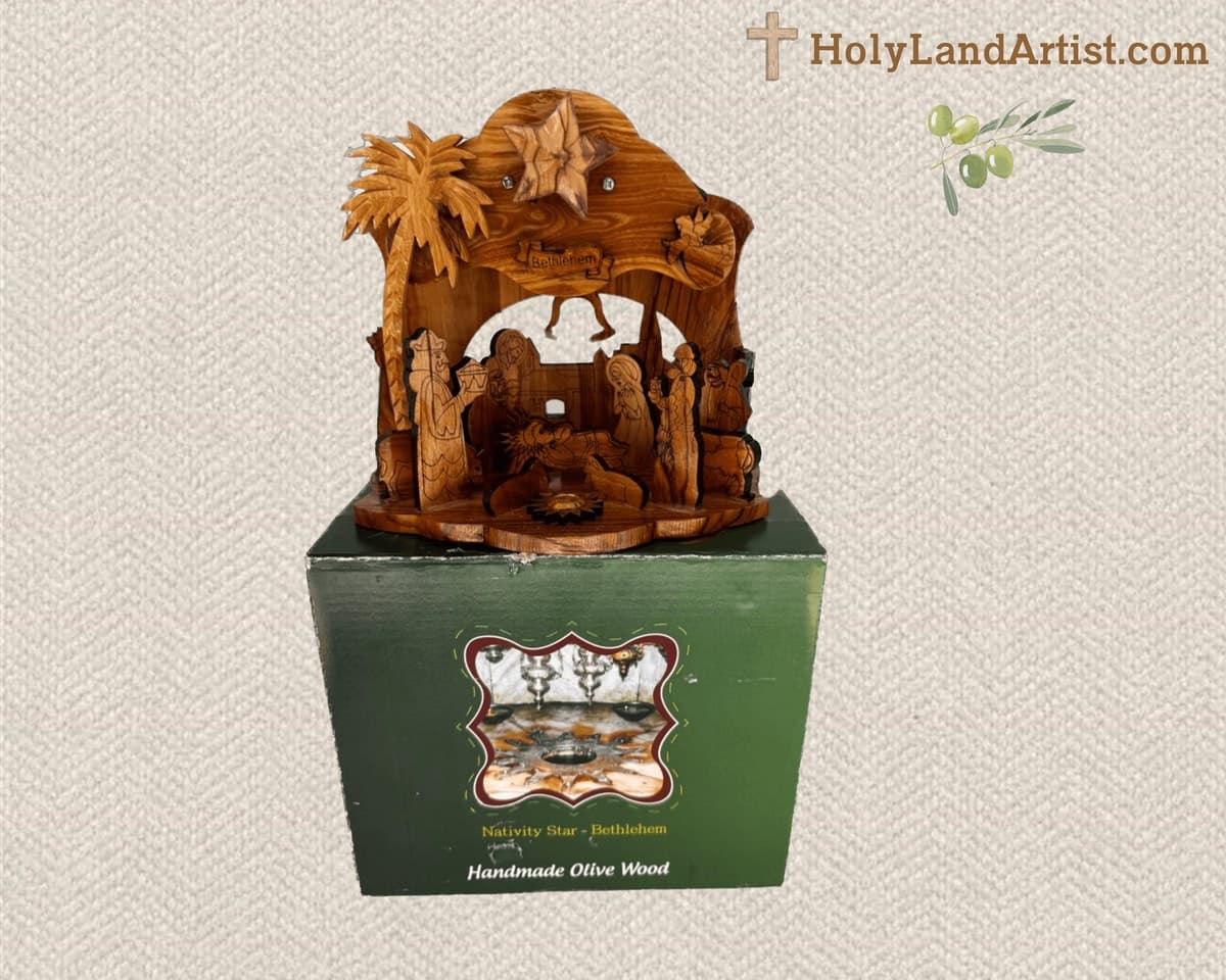 Nativity Set Music Box